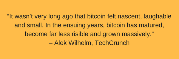 Bitcoin Quote, Tech Crunch